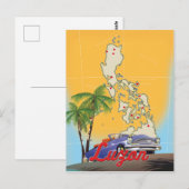 Luzon Filipijnen Reisposter Briefkaart (Voorkant / Achterkant)