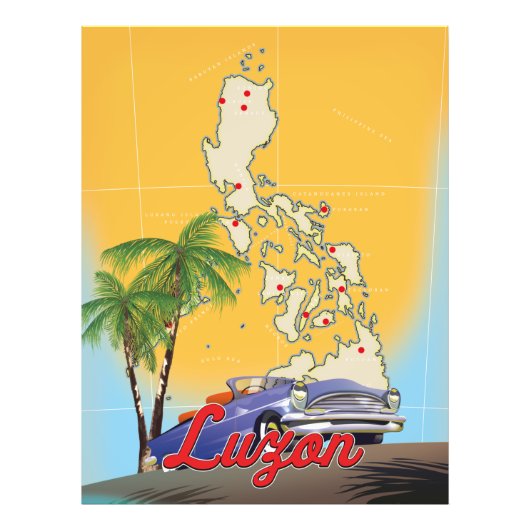 Luzon Filipijnen Reisposter Foto Afdruk (Voorkant)