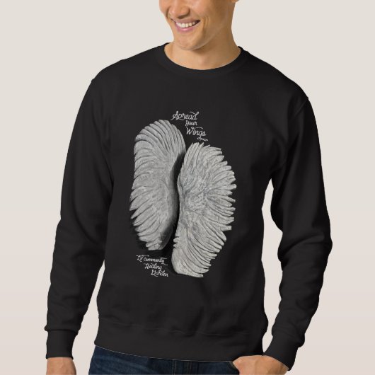 LV Community Healing Garden - Wings Sweatshirt (Voorkant)