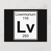 Lv - Livermorium Briefkaart (Voorkant)