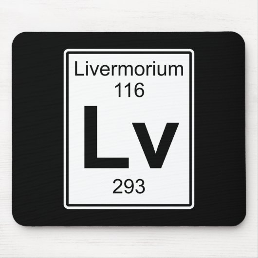 Lv - Livermorium Muismat (Voorkant)