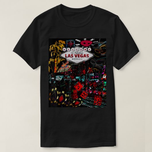 LV Nightlife Distressed Design Bong Bones Apparel T-shirt (Design voorkant)