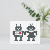 LV - Robots - Liefde Briefkaart (Staand voorkant)