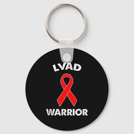 Lvad Warriortee Rode-lint Dag Kleding Lvad Sleutelhanger (Voorkant)