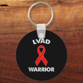 Lvad Warriortee Rode-lint Dag Kleding Lvad Sleutelhanger (Voorkant)