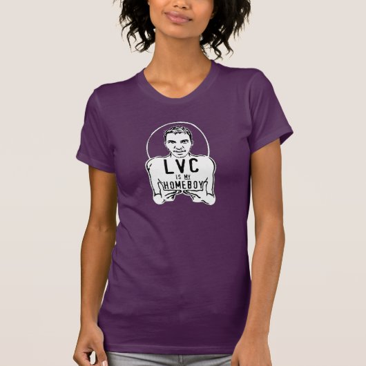 "LVC is My Home Boy" Women's Jersey T-shirt (Voorkant)