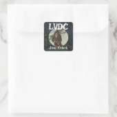 LVDC VIERKANTE STICKER (Tas)