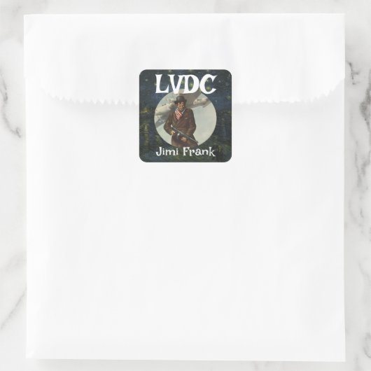 LVDC VIERKANTE STICKER (Tas)