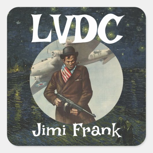 LVDC VIERKANTE STICKER (Voorkant)