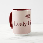 Lvely Living mok (Voorkant links)