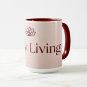 Lvely Living Mug  Mok (Voorkant rechts)