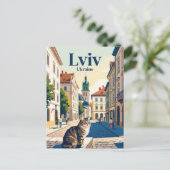 Lviv Oekraïne Briefkaart (Staand voorkant)