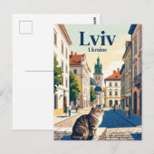 Lviv Oekraïne Briefkaart (Voorkant / Achterkant)