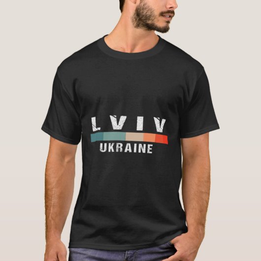 Lviv Oekraïne Stadstrip 1 T-shirt (Voorkant)
