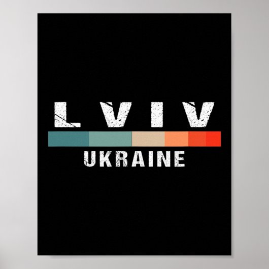 Lviv Oekraïne Stedentrip 1 Poster (Voorkant)