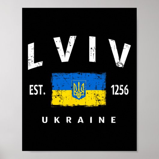 Lviv Oekraine Ukrayina Lwów Poster (Voorkant)