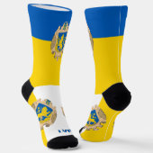 Lviv-Sokken, Oekraïense vlag, patriottisch Oekraïn Sokken (Gebogen)