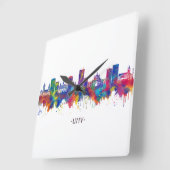 Lviv Ukraine Skyline Vierkante Klok (Hoek)