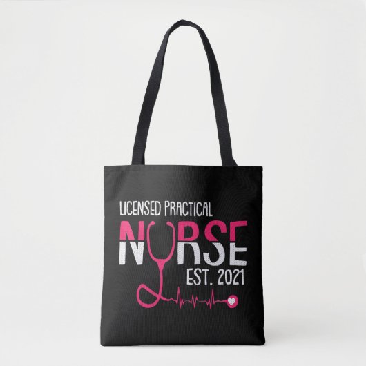 LVN-Afstudeerder voor gelicentieerde praktijkverpl Tote Bag (Voorkant)