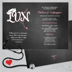 LVN afstuderen verpleegkundige pinning ceremonie n Kaart