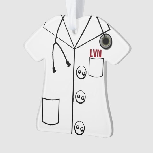 LVN LAB COAT ORNAMENT CHRISTMAS () (voorkant)