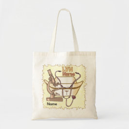 LVN Nurse Collage aangepaste verpleegkundigen canv Tote Bag