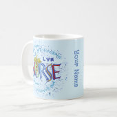 LVN Nurse Motto Koffiemok (Voorkant links)