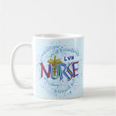 LVN Nurse Motto Koffiemok (Links)