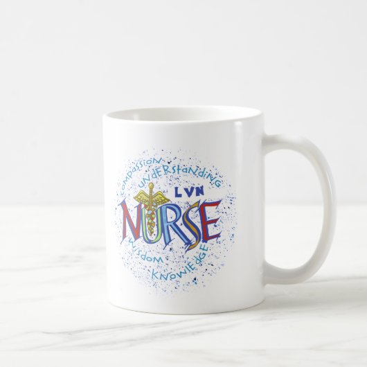 LVN Nurse Motto Koffiemok (Rechts)