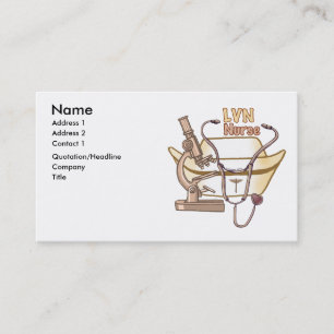 LVN Nurse visitekaartjes