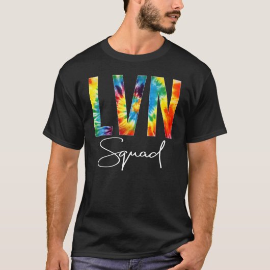 LVN Squad Appreciation Day Tie Dye Voor Vrouwen Vo T-shirt (Voorkant)