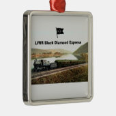 LVRR Black Diamond Express Metalen Ornament (Rechts)