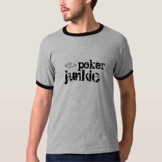 lvtvbw, poker, junkie t-shirt (Voorkant)
