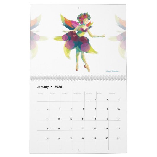 LW Fairies En Pointe Kalender (Jan 2026)