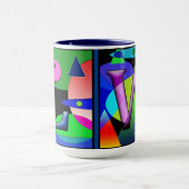 LW Monogramed, Geparkeerd, de mok van de Koffie va (Midden)