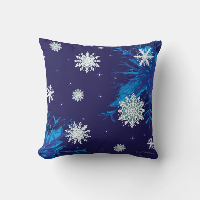 LW Snowflake Pillow Kussen (Voorkant)