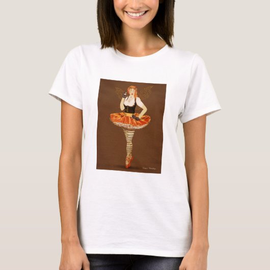 LW Steampunk Ballerina T-Shirt (Voorkant)