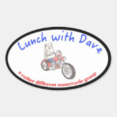 LwD Oval Sticker (Voorkant)