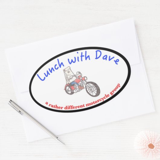 LwD Oval Sticker (Envelop)