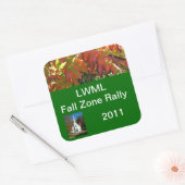 LWML Zone Rally sample 3 Vierkante Sticker (Envelop)