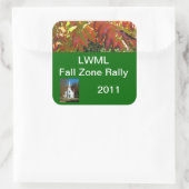 LWML Zone Rally sample 3 Vierkante Sticker (Tas)