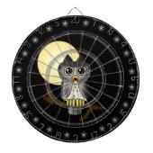 Lwood Uil Schattigee Custom Dart Board Dartbord (Voorkant)