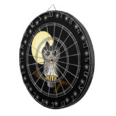 Lwood Uil Schattigee Custom Dart Board Dartbord (Voorkant Rechts)