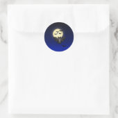 LWood Vleermuis 2 Halloween Ronde Sticker (Tas)