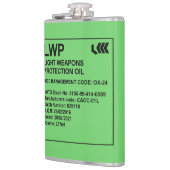 LWP Olie 8oz Tin Heupfles (Links)