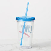 LWV Acryltumbler Acryl Drinkbeker (Achterkant)
