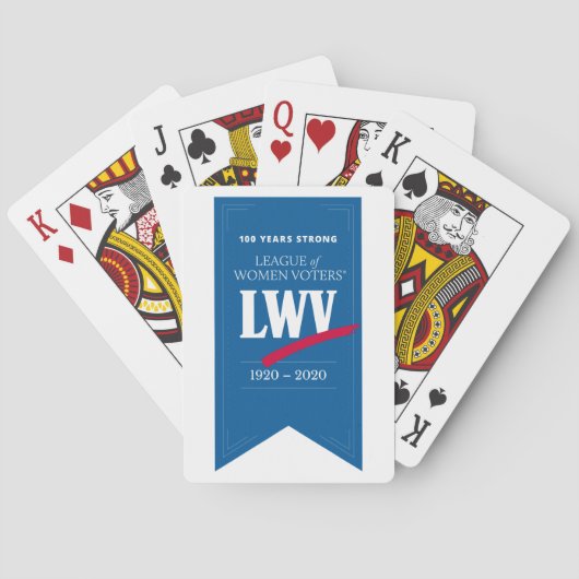 LWV Centennial-speelkaarten Pokerkaarten (Achterkant)