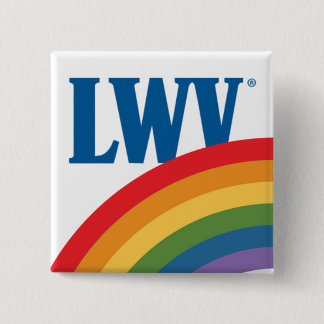 LWV Rainbow Pin Vierkante Button 5,1 Cm