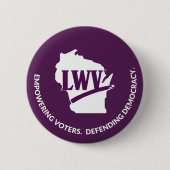 LWV Wisconsin Logo Button (Voorkant)