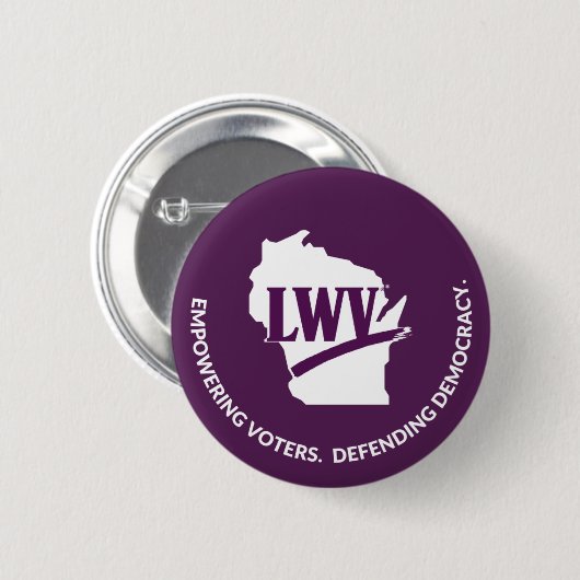 LWV Wisconsin Logo Button (Voorkant /achterkant)